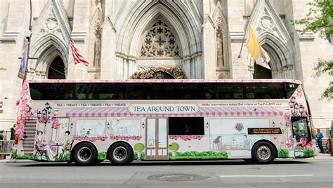 Tea around town - Bey and Jay hopped on the Tea Around Town tour bus Wednesday with Blue Ivy ... Beyonce and Jay-Z went with a tour bus company offering 90-minute tours featuring afternoon tea with scones, plus ...